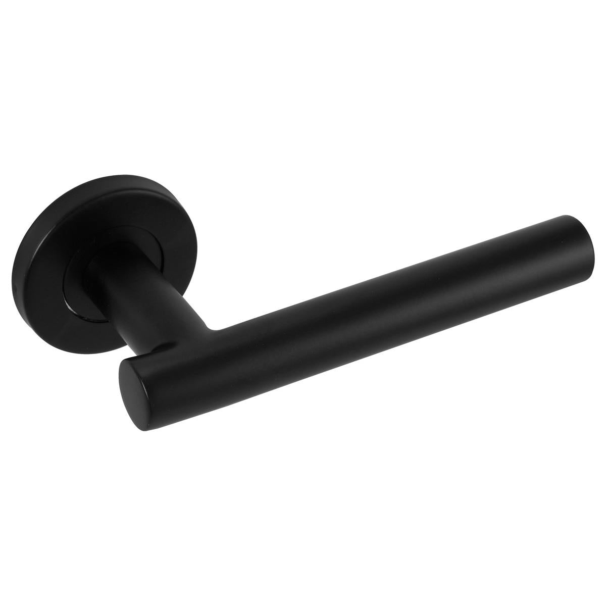 PREPACK ECLIPSE STAINLESS STEEL PRECISION T BAR LEVER HANDLE D52x135x48 BLK by FRISCO UK SALES LTD