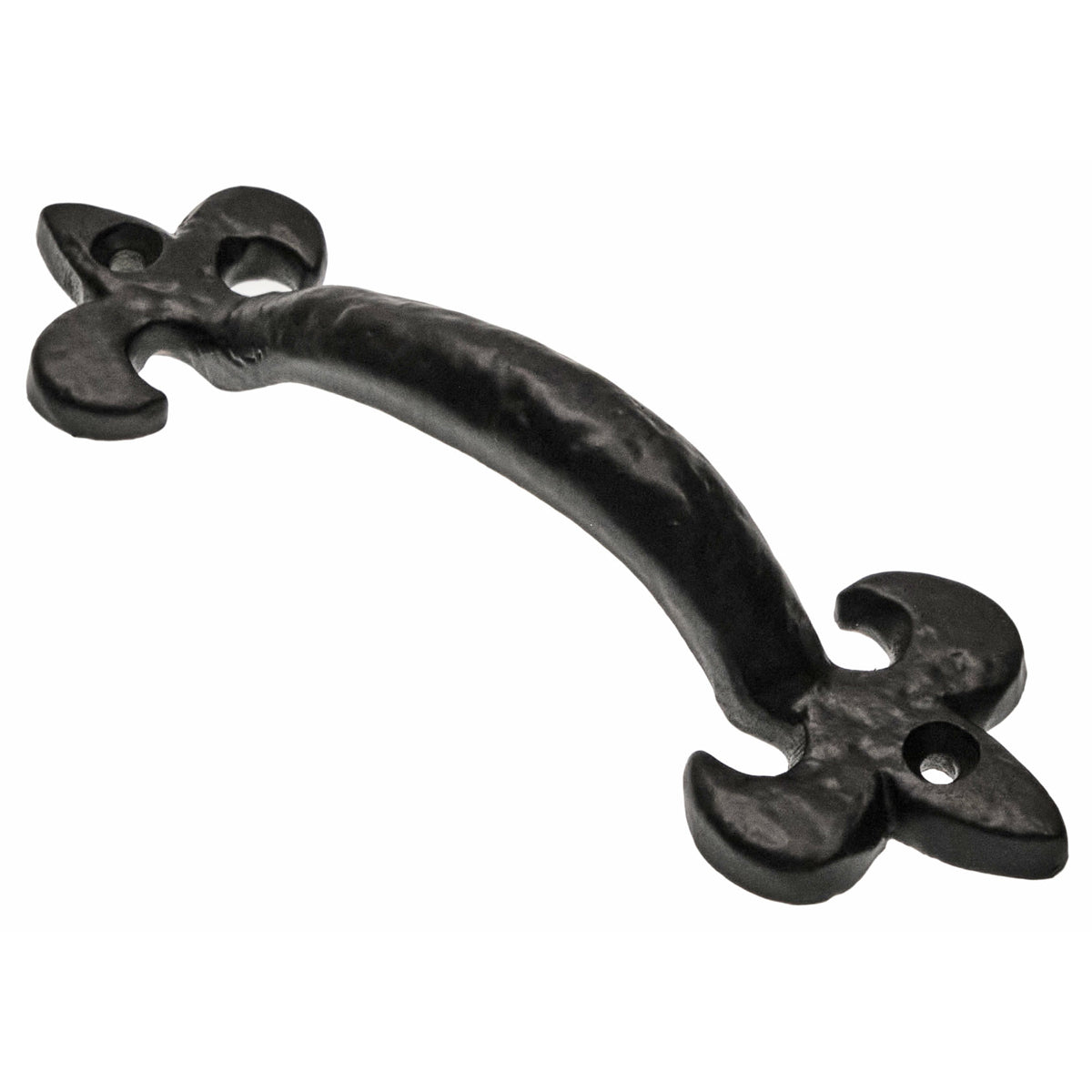 PREPACK ECLIPSE BLACK ANTIQUE FLEUR-DE-LYS PULL HANDLE 167 BLK by FRISCO UK SALES LTD