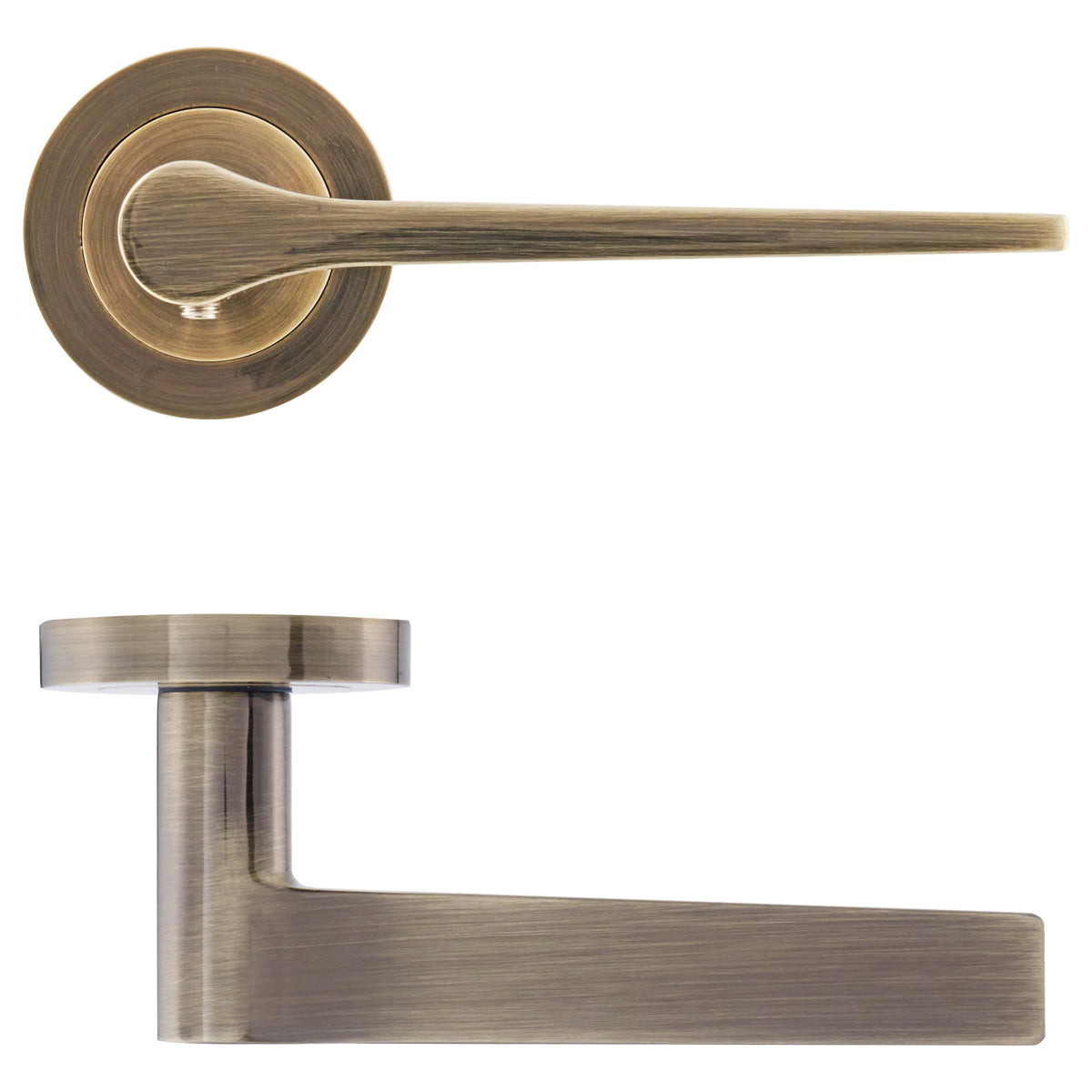 ECLIPSE MONTE LEVER HANDLE+ROSE D52x124 ABZ by FRISCO UK SALES LTD