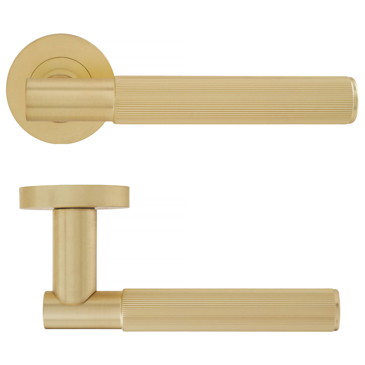 ECLIPSE INSIGNIA LINEAR LEVER HANDLE+ROSE D52x135 SBR by FRISCO UK SALES LTD