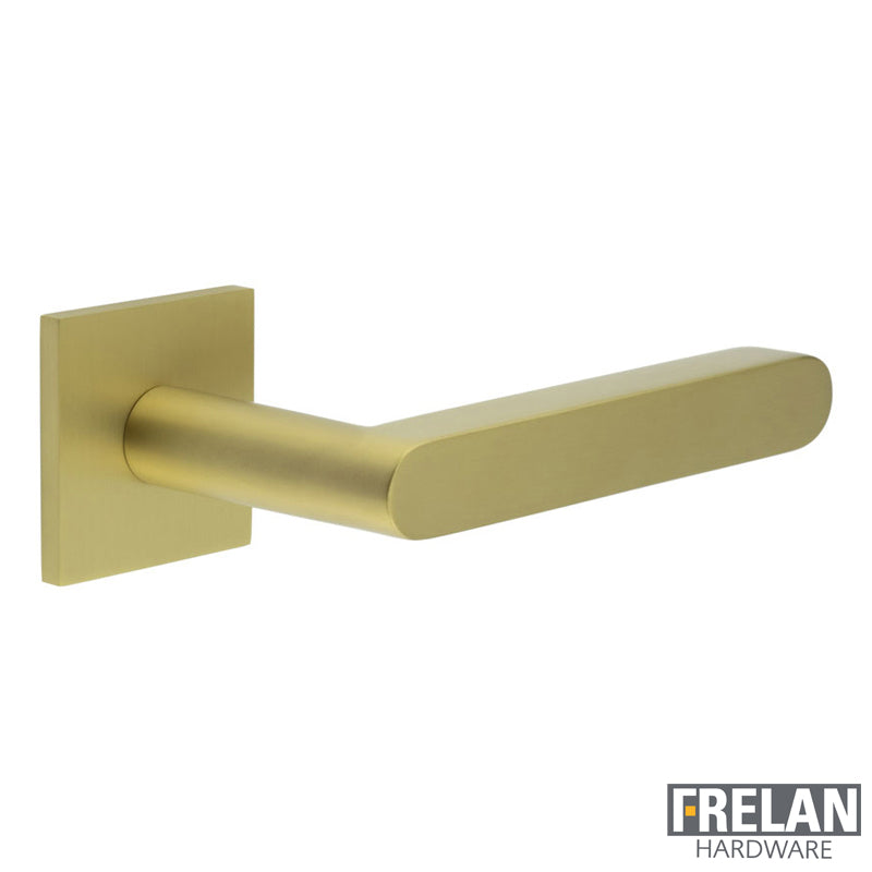 DOOR HANDLE SQUARE ROSE SPRUNG 140x25x75 SBR