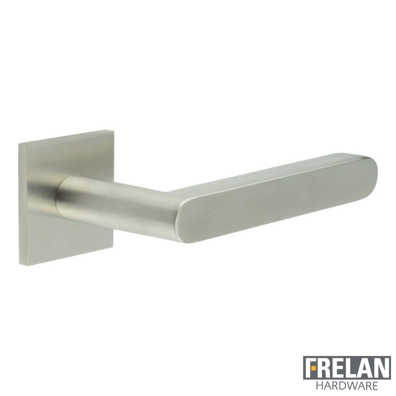 DOOR HANDLE SQUARE ROSE UNSPRUNG 140x25x75 SSS