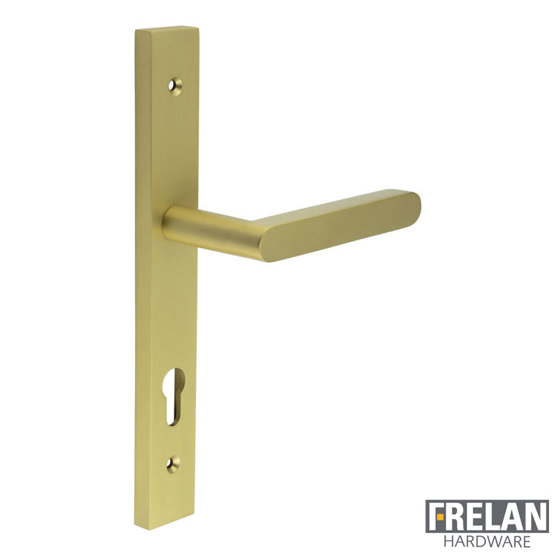 DOOR HANDLE BACKPLATE MULTI POINT 140x25x75 SBR
