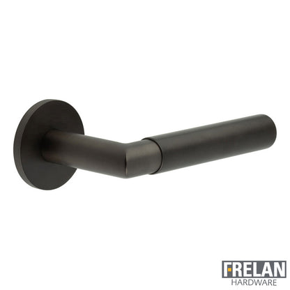 DOOR HANDLE ROUND ROSE SPRUNG 135x22x69 DBZ