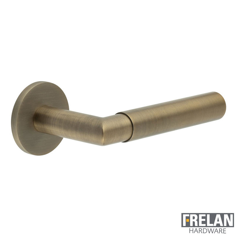 DOOR HANDLE ROUND ROSE FIXED DEAD 135x22x69 ABR