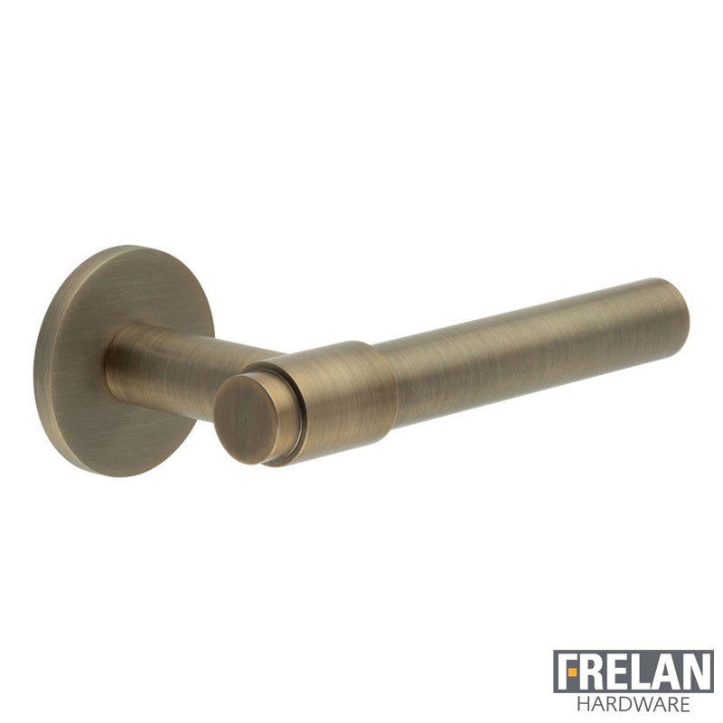 DOOR HANDLE ROUND ROSE SPRUNG 143x20x69 ABR