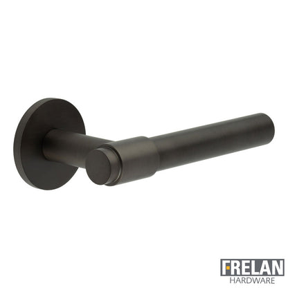 DOOR HANDLE ROUND ROSE SPRUNG 143x20x69 DBZ