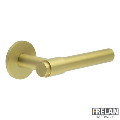 DOOR HANDLE ROUND ROSE SPRUNG 143x20x69 SBR