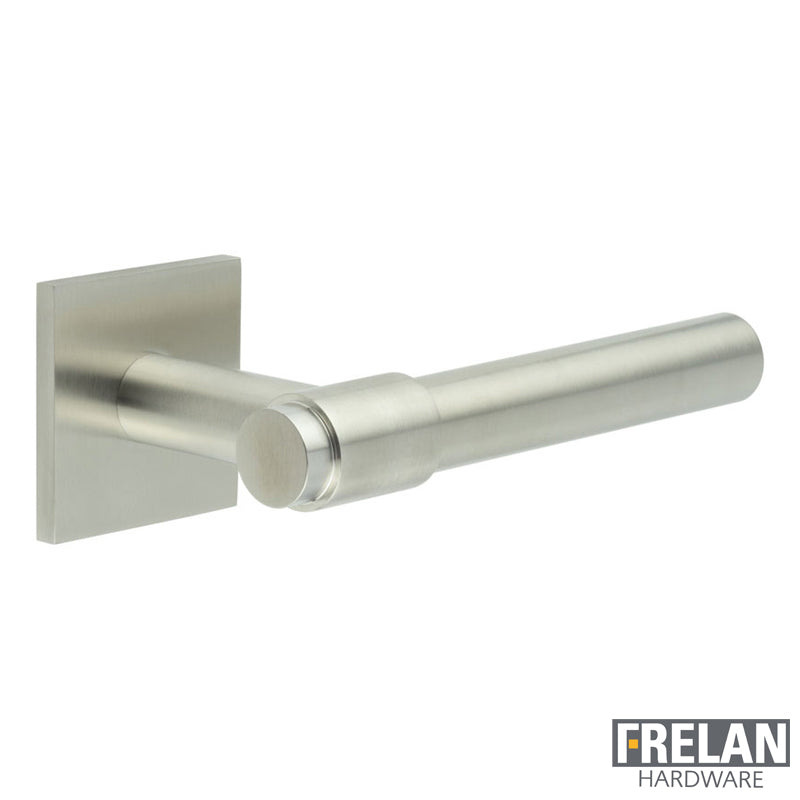 DOOR HANDLE SQUARE ROSE FIXED DEAD 143x20x69 SSS