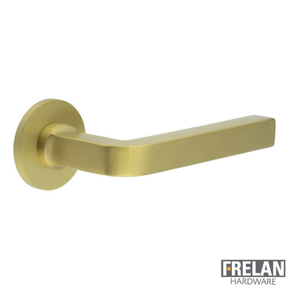 DOOR HANDLE ROUND ROSE FIXED DEAD 138x18x66 SBR
