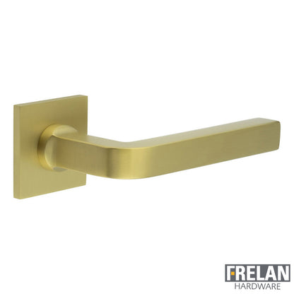 DOOR HANDLE SQUARE ROSE SPRUNG 138x18x66 SBR