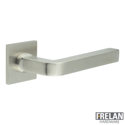 DOOR HANDLE SQUARE ROSE FIXED DEAD 138x18x66 SSS