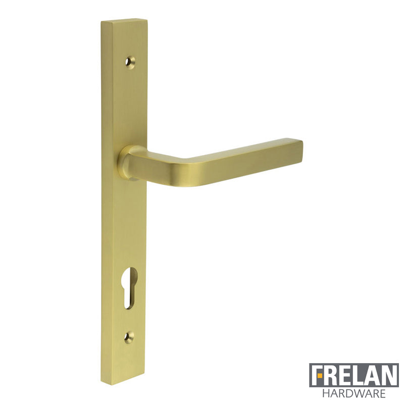 DOOR HANDLE BACKPLATE MULTI POINT 138x18x66 SBR