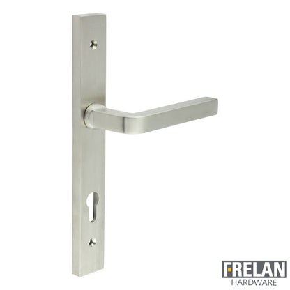 DOOR HANDLE BACKPLATE MULTI POINT 138x18x66 SSS