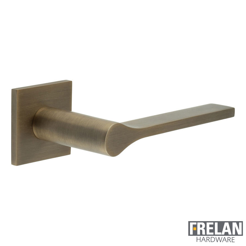 DOOR HANDLE SQUARE ROSE FIXED DEAD 140x23x70 ABR