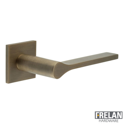 DOOR HANDLE SQUARE ROSE FIXED DEAD 140x23x70 ABR