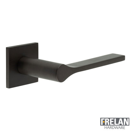 DOOR HANDLE SQUARE ROSE FIXED DEAD 140x23x70 DBZ
