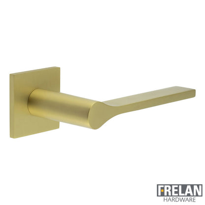 DOOR HANDLE SQUARE ROSE FIXED DEAD 140x23x70 SBR
