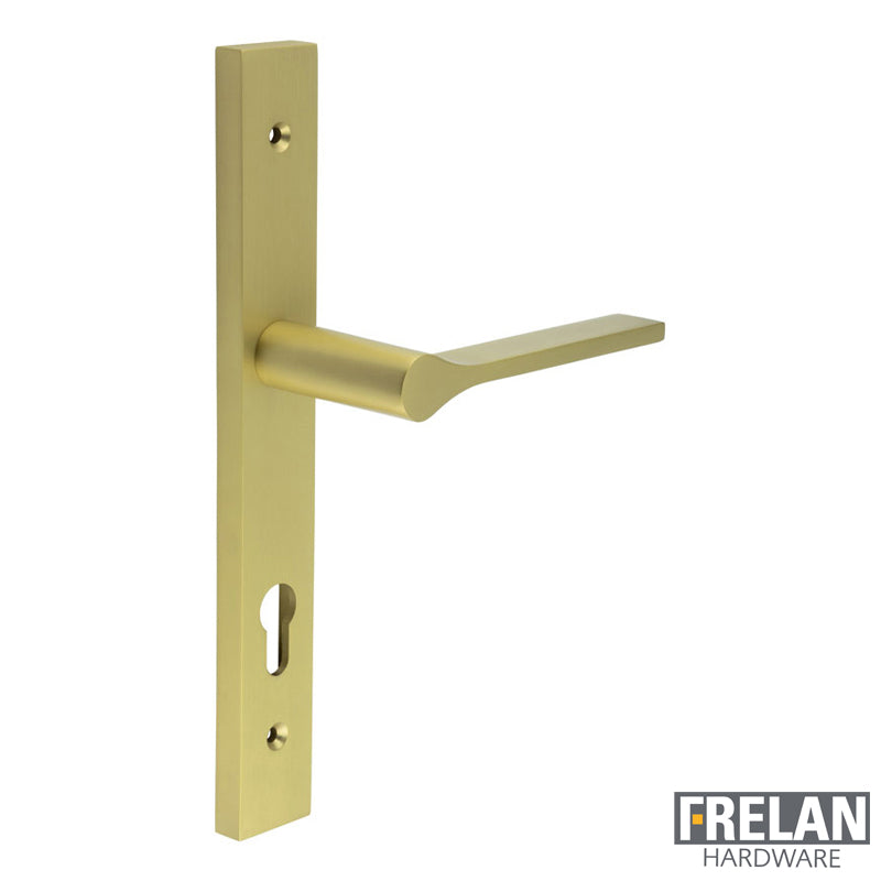 DOOR HANDLE BACKPLATE MULTI POINT 140x23x70 SBR