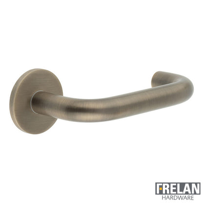 DOOR HANDLE ROUND ROSE SPRUNG 149x19x67 ABR