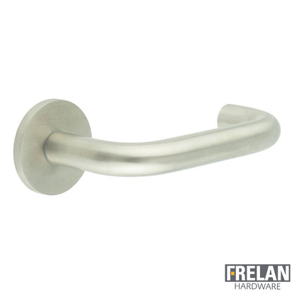 DOOR HANDLE ROUND ROSE SPRUNG 149x19x67 SSS