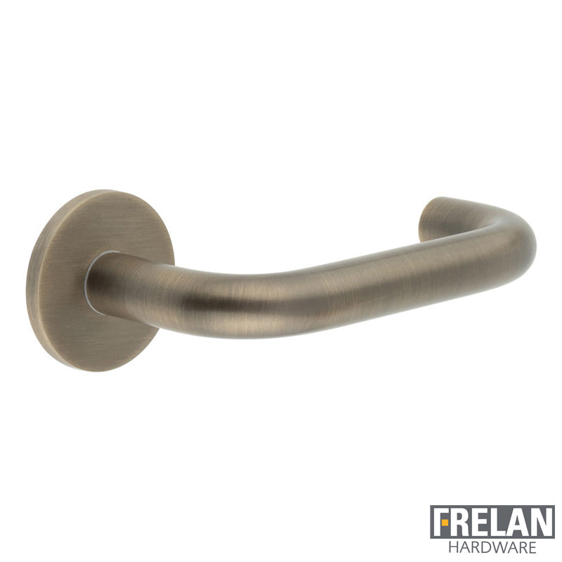 DOOR HANDLE ROUND ROSE UNSPRUNG 149x19x67 ABR