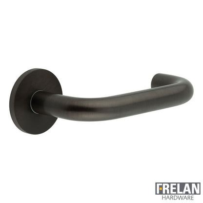 DOOR HANDLE ROUND ROSE UNSPRUNG 149x19x67 DBZ