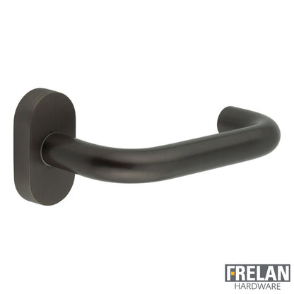 DOOR HANDLE OVAL ROSE MULTI POINT 149x19x67 DBZ