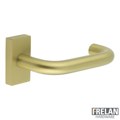 DOOR HANDLE RECTANGULAR ROSE MULTI POINT 149x19x67 SBR