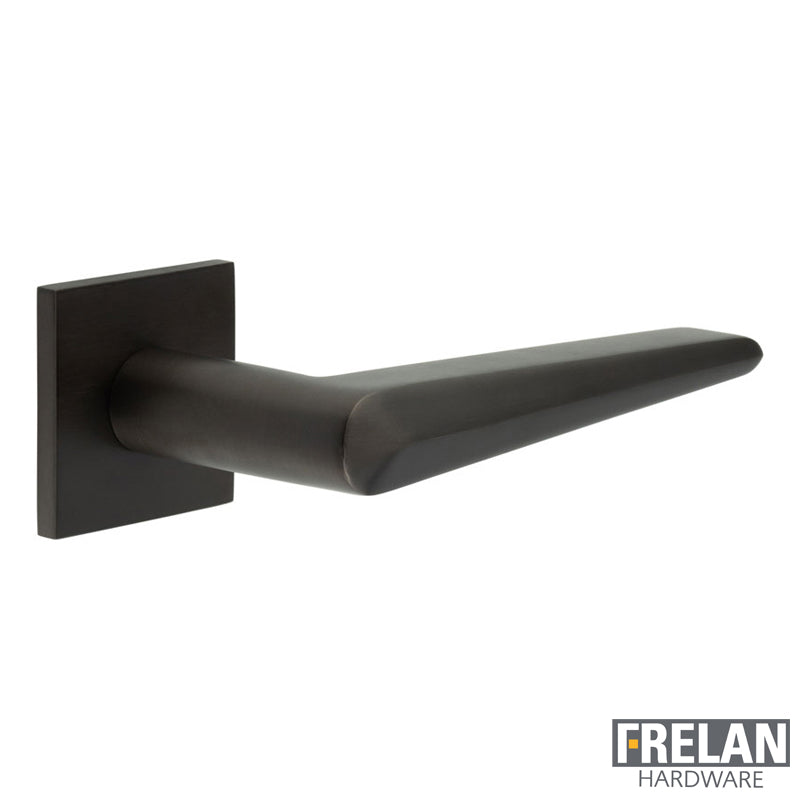 DOOR HANDLE SQUARE ROSE FIXED DEAD 140x25x72 DBZ