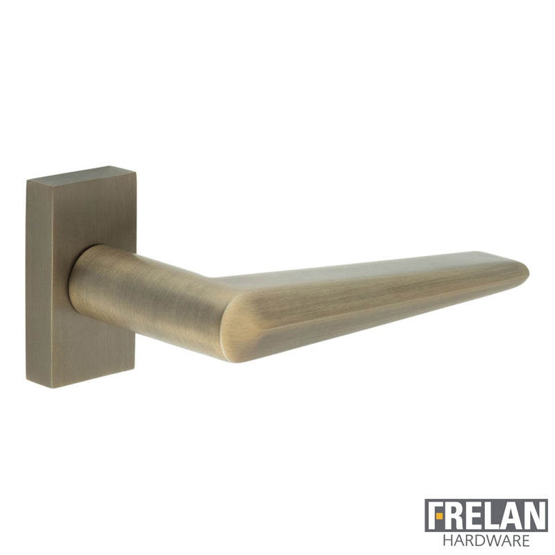 DOOR HANDLE RECTANGULAR ROSE MULTI POINT 140x25x72 ABR