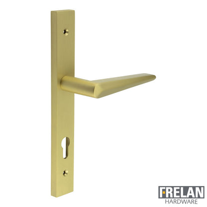 DOOR HANDLE BACKPLATE MULTI POINT 140x25x72 SBR