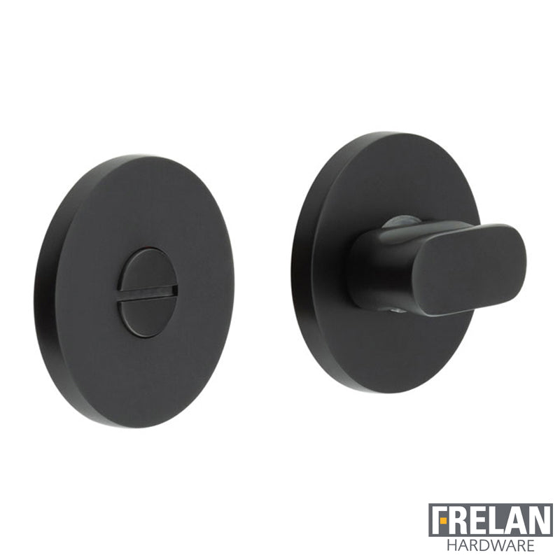 THUMB TURN&LOCK ROUND ROSE 37x18x17 BLK