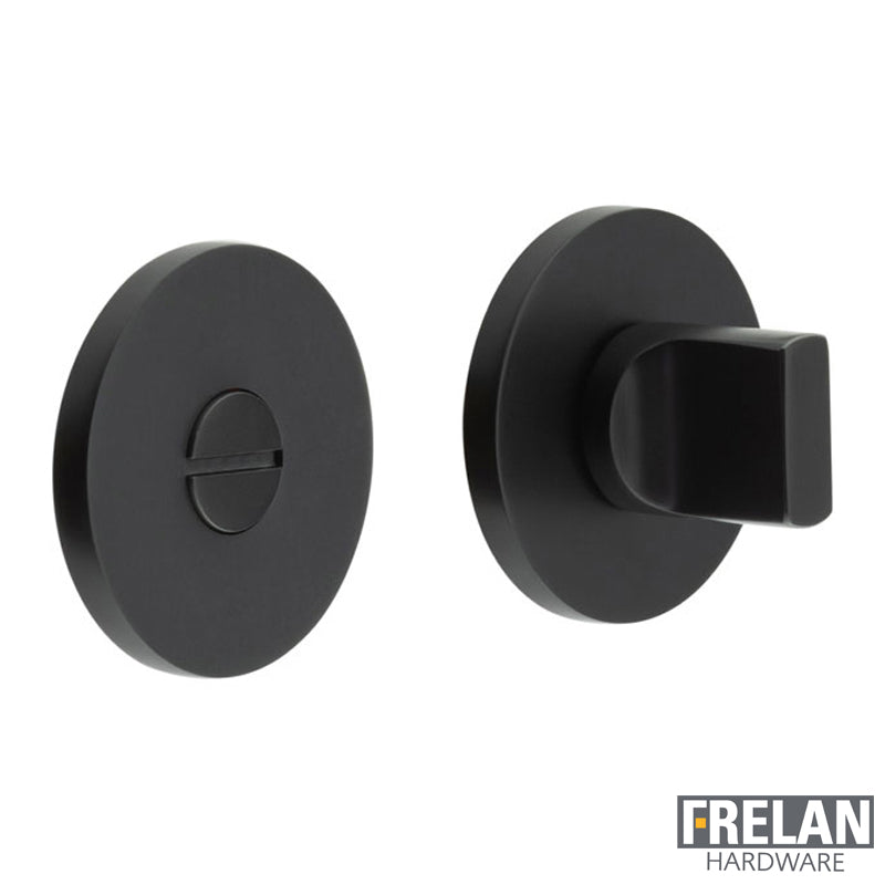 THUMB TURN&LOCK ROUND ROSE 25x28x10 BLK