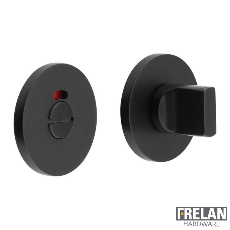 THUMB TURN&LOCK INDICATOR ROUND ROSE 25x28x10 BLK