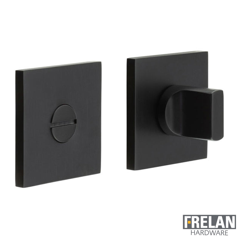 THUMB TURN&LOCK SQUARE ROSE 25x28x10 BLK