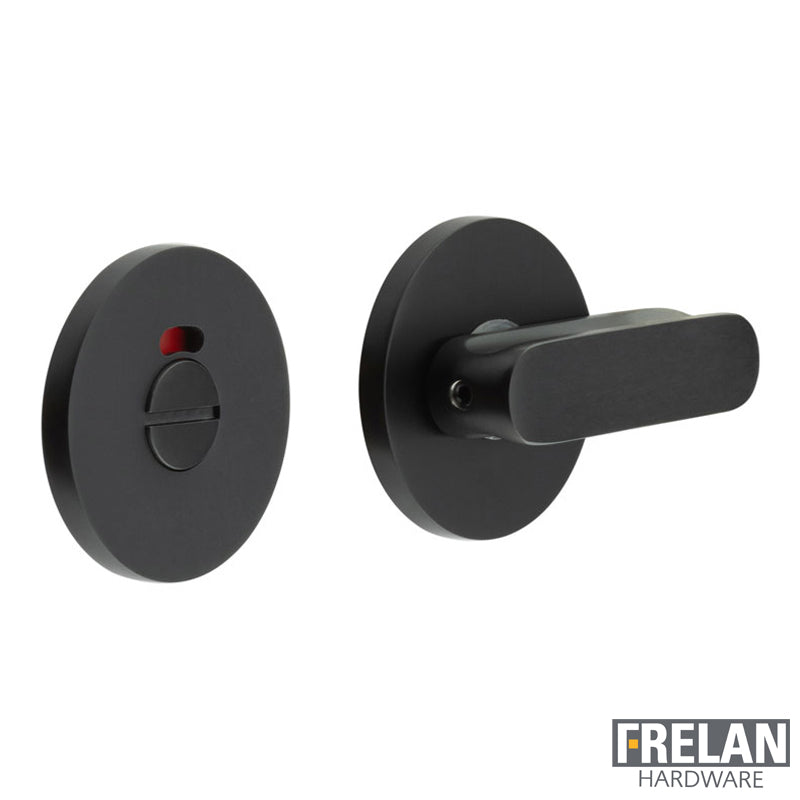 THUMB TURN&LOCK INDICATOR ROUND ROSE 67x18x17 BLK