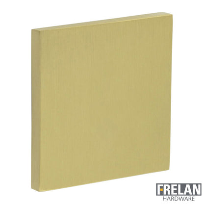 ESCUTCHEON COVER SQUARE ROSE BLANK 54x54x6 SBR