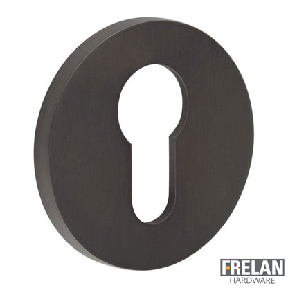 ESCUTCHEON COVER ROUND ROSE EURO KEYWAY 54x6 DBZ