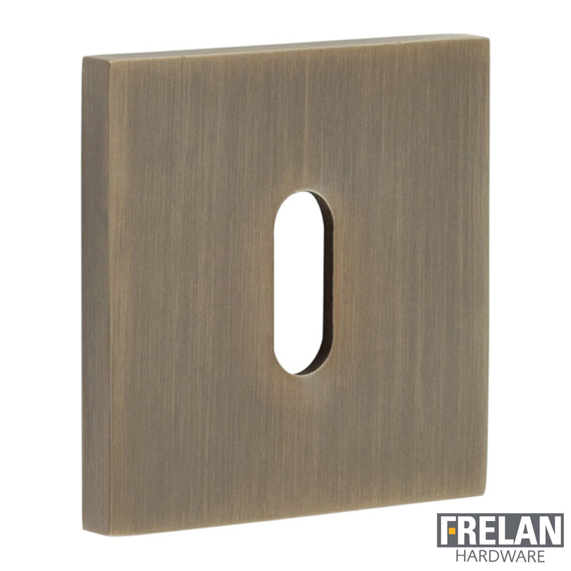 ESCUTCHEON COVER SQUARE ROSE STANDARD KEYWAY 54x54x6 ABR