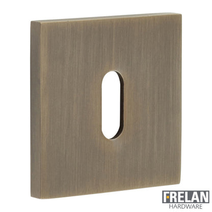 ESCUTCHEON COVER SQUARE ROSE STANDARD KEYWAY 54x54x6 ABR