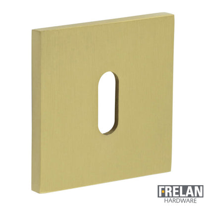 ESCUTCHEON COVER SQUARE ROSE STANDARD KEYWAY 54x54x6 SBR