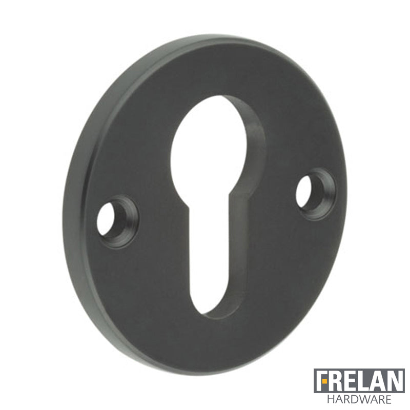 ESCUTCHEON FACE FIXED EURO 52x52 BLK