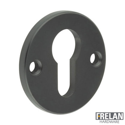 ESCUTCHEON FACE FIXED EURO 52x52 BLK