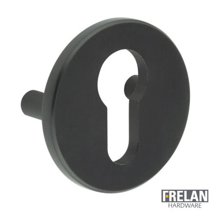 ESCUTCHEON LUG FIXED EURO 52x52 BLK