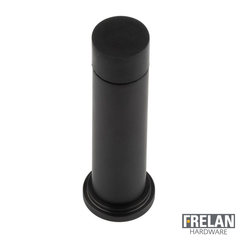 DOOR STOP WALL MOUNTED 76x18 BLK