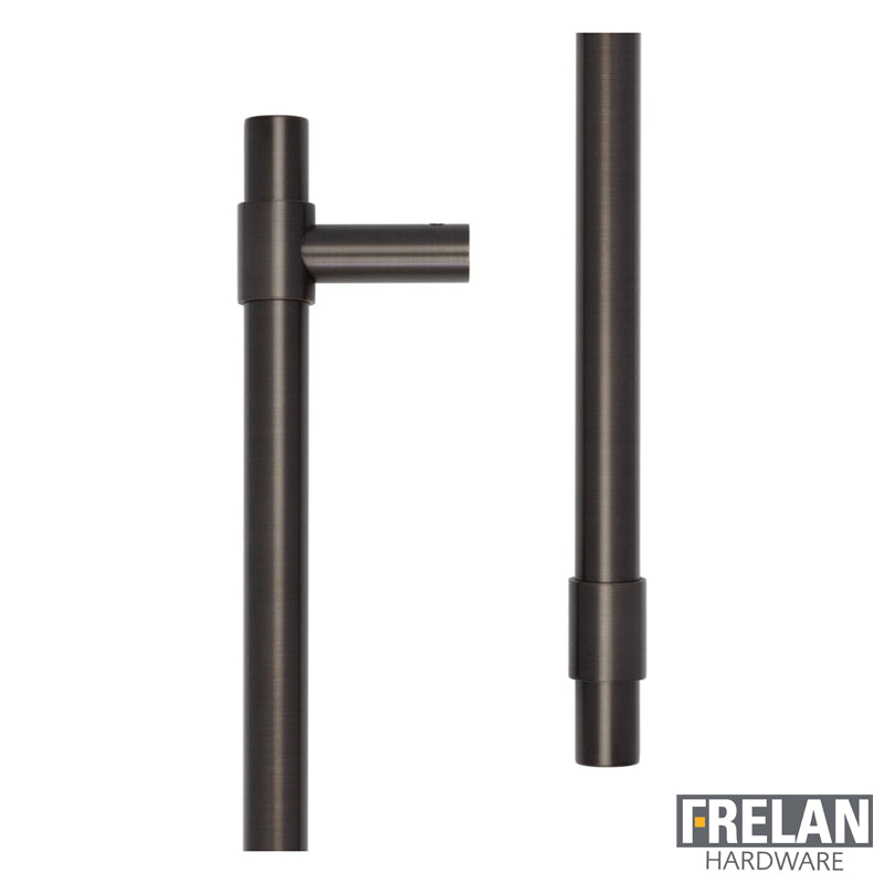 CRES T-BAR PULL HANDLE 425HC D20x508x72 FACE DBZ
