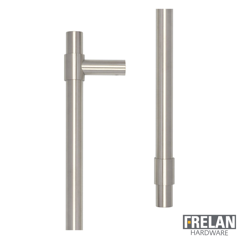 CRES T-BAR PULL HANDLE 425HC D20x508x72 BOLT SSS
