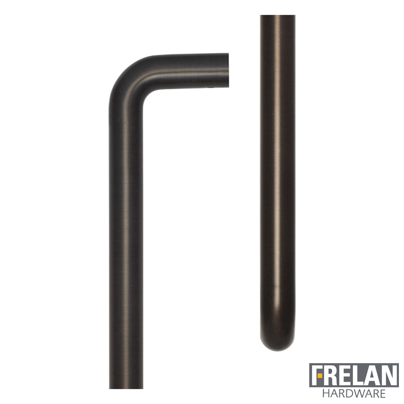 CRES D SHAPED PULL HANDLE 425HC D20x444x67 BOLT DBZ