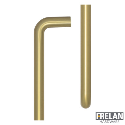 CRES D SHAPED PULL HANDLE 425HC D20x444x67 BOLT SBR